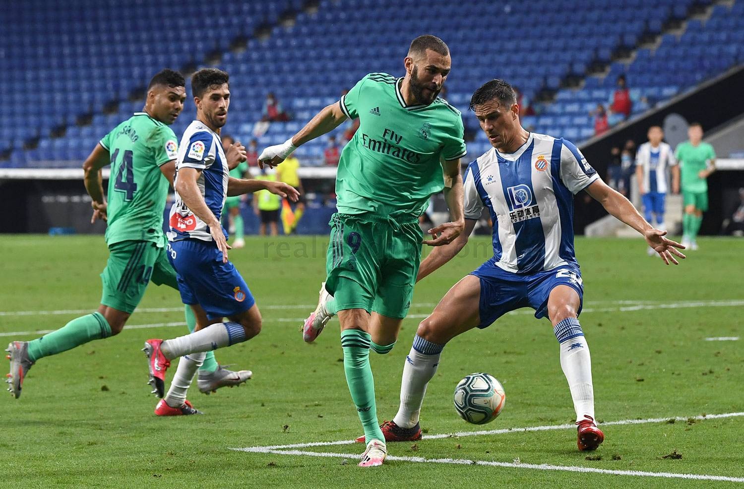 El Madrid gana con lo mínimo Espanyol-Madrid