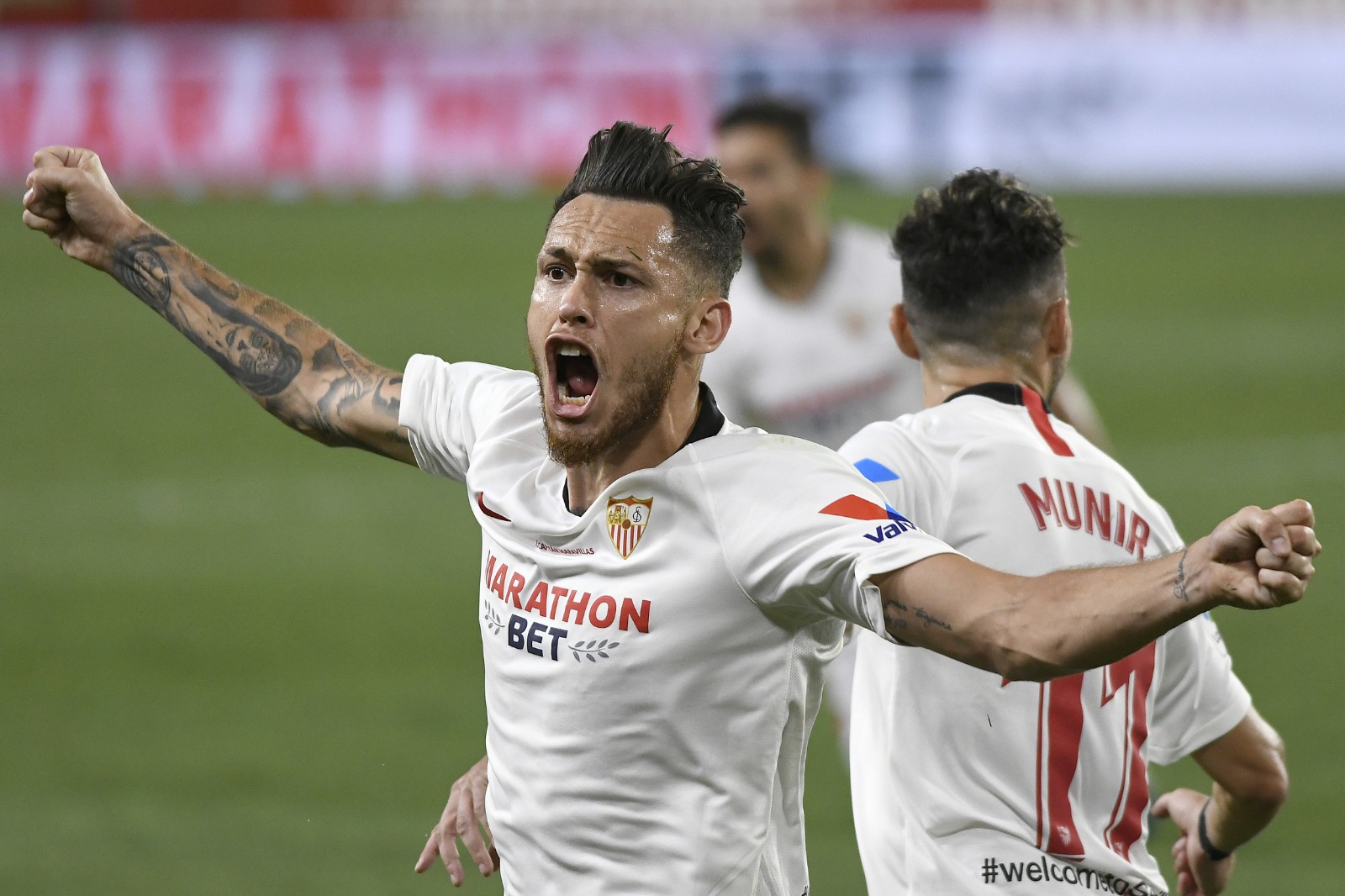 Ocampos shows the way Sevilla-Betis
