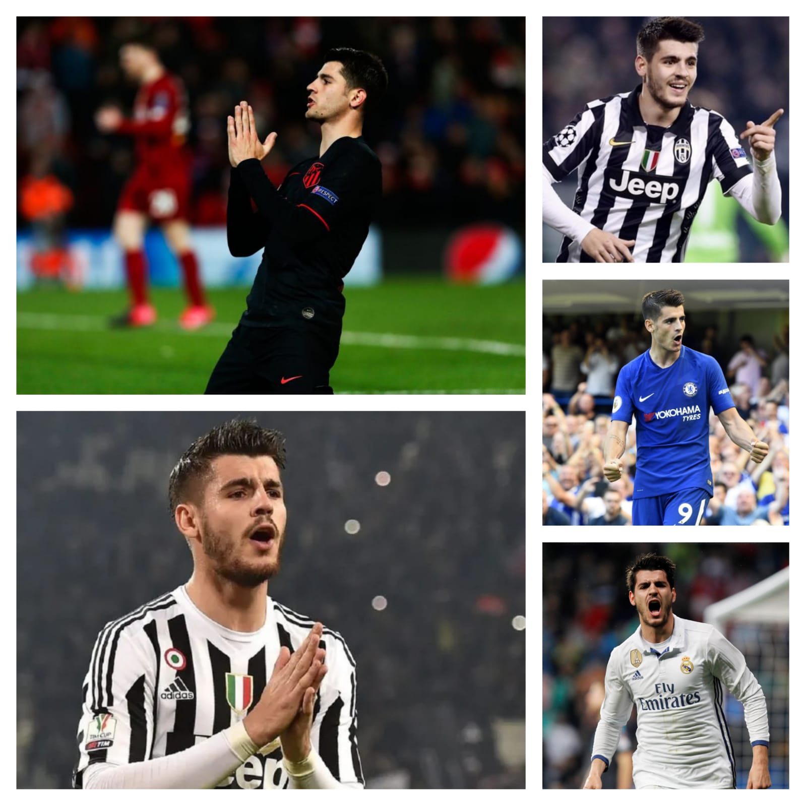 Morata, a multiple clubs´ man but no team Morata regresa a la Juventus.