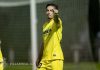Canarian art at La Cerámica Yeremi Pino celebra un gol con el Villarreal