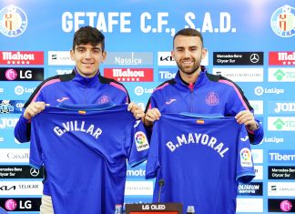 Coliseum overflows ambition Mayoral y Gonzalo Villar, presentados con el Getafe