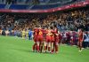 España se da un baño de masas en La Rosaleda España se da un baño de masas en La Rosaleda