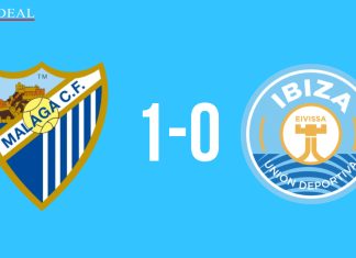 Dioni permite soñar al Málaga (1-0) Dioni permite soñar al Málaga (1-0)