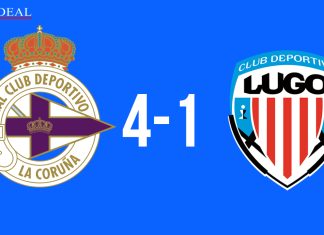 El Deportivo se afianza como líder tras derrotar al Lugo en el derbi gallego (4-1) El Deportivo se afianza como líder tras derrotar al Lugo en el derbi gallego (4-1)