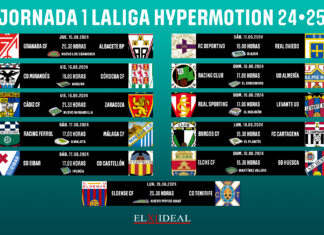 Horarios jornada 1 LaLiga Hypermotion 2024/2025 Horarios jornada 1 LaLiga Hypermotion 2024-2025