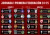 Horarios jornada 1 Primera Federación 2024/2025 Horarios jornada 1 Primera Federación 2024/2025