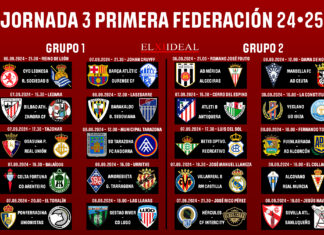 Horarios jornada 3 Primera Federación 2024/2025 Horarios jornada 3 Primera Federación 2024/2025
