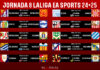 Horarios jornada 8 LaLiga EA Sports 2024/2025 Horarios jornada 8 LaLiga EA Sports 2024/2025