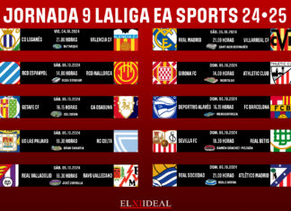 Horarios jornada 9 LaLiga EA Sports 2024/2025 Horarios jornada 9 LaLiga EA Sports 2024/2025