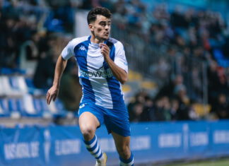 Javi Antón, el pulmón del CD Alcoyano Javi Antón, el pulmón del CD Alcoyano