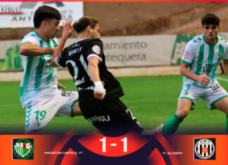 El Antequera impone su juego ante un Mérida que se aferra al empate (1-1) El Antequera impone su juego ante un Mérida que se aferra al empate (1-1)