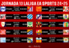 Horarios jornada 10 LaLiga EA Sports 2024/2025 Horarios jornada 10 LaLiga EA Sports 2024/2025
