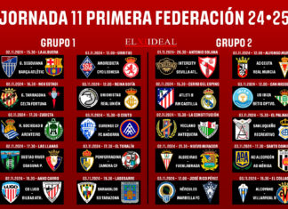 Horarios jornada 11 Primera Federación 2024/2025 Horarios jornada 11 Primera Federación 2024/2025