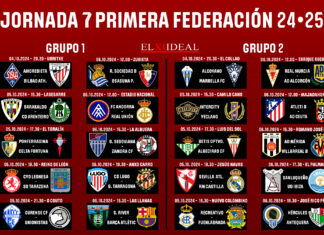 Horarios jornada 7 Primera Federación 2024/2025 Horarios jornada 7 Primera Federación 2024/2025
