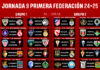 Horarios jornada 9 Primera Federación 2024/2025 Horarios jornada 9 Primera Federación 2024/2025