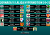 Horarios jornada 16 LaLiga Hypermotion 2024/2025 Horarios jornada 16 LaLiga Hypermotion 2024/2025
