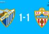 El Almería rescata un punto ante el Málaga (1-1) El Almería rescata un punto ante el Málaga (1-1)