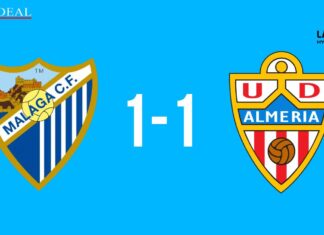 El Almería rescata un punto ante el Málaga (1-1) El Almería rescata un punto ante el Málaga (1-1)