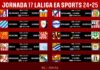 Horarios jornada 17 LaLiga EA Sports 2024/2025 Horarios jornada 17 LaLiga EA Sports 2024/2025