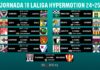 Horarios jornada 18 LaLiga Hypermotion 2024/2025 Horarios jornada 18 LaLiga Hypermotion 2024/2025