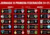 Horarios jornada 18 Primera Federación 2024/2025 Horarios jornada 18 Primera Federación 2024/2025