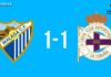 El Málaga rescata un punto a golpe de cantera (1-1) El Málaga rescata un punto a golpe de cantera (1-1)