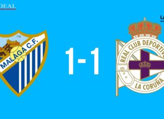 El Málaga rescata un punto a golpe de cantera (1-1) El Málaga rescata un punto a golpe de cantera (1-1)