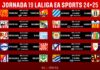 Horarios jornada 19 LaLiga EA Sports 2024/2025 Horarios jornada 19 LaLiga EA Sports 2024/2025