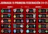 Horarios jornada 19 Primera Federación 2024/2025 Horarios jornada 19 Primera Federación 2024-2025