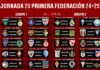 Horarios jornada 20 Primera Federación 2024/2025 Horarios jornada 20 Primera Federación 2024/2025