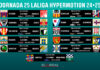 Horarios jornada 25 LaLiga Hypermotion 2024/2025 Horarios jornada 25 LaLiga Hypermotion 2024/2025