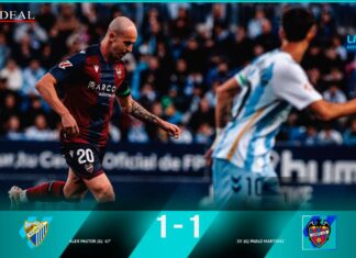 El Málaga se queda a medias ante el Levante (1-1) El Málaga se queda a medias ante el Levante (1-1)
