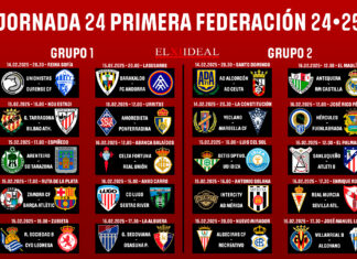 Horarios jornada 24 Primera Federación 2024/2025 Horarios jornada 24 Primera Federación 2024/2025