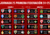 Horarios jornada 25 Primera Federación 2024/2025 Horarios jornada 25 Primera Federación 2024/2025