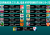Horarios jornada 33 LaLiga Hypermotion 2024/2025 Horarios Jornada 33 LaLiga Hypermotion 2024/2025