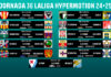 Horarios jornada 36 LaLiga Hypermotion 2024/2025 Horarios jornada 36 LaLiga Hypermotion 2024/2025