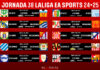 Horarios jornada 38 LaLiga EA Sports 2024/2025 Horarios jornada 38 LaLiga EA Sports 2024/2025