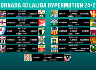 Horarios jornada 40 LaLiga Hypermotion 2024/2025 Horarios jornada 40 LaLiga Hypermotion 2024/2025
