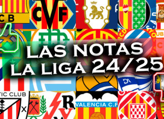 Las notas de LaLiga 24/25 Las notas de LaLiga 24/25