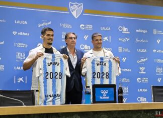Chupete y Rafa Rodríguez, con ganas de seguir creciendo en el Málaga CF Chupete y Rafa Rodríguez, con ganas de seguir creciendo en el Málaga CF