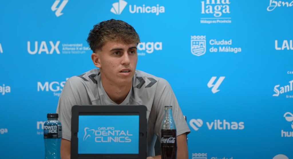 Adrián Niño, en rueda de prensa