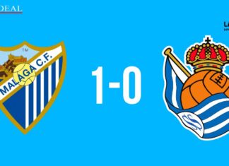 Rafa Rodríguez desatasca al Málaga (1-0) Rafa Rodríguez desatasca al Málaga (1-0)