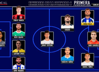 ELXIIDEAL de la jornada 1 en la Primera RFEF 25/26 ELXIIDEAL de la jornada 1 en la Primera RFEF 25/26