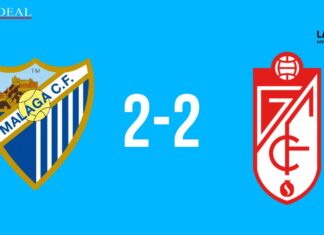 El Granada estrena su casillero ante el Málaga (2-2) El Granada estrena su casillero ante el Málaga (2-2)
