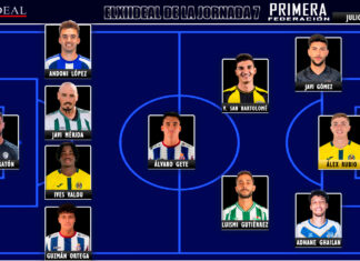 ELXIIDEAL de la jornada 7 en la Primera RFEF 25/26 ELXIIDEAL de la jornada 7 en la Primera RFEF 25/26