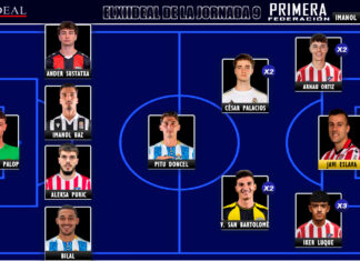 ELXIIDEAL de la jornada 9 en la Primera RFEF 25/26 ELXIIDEAL de la jornada 9 en la Primera RFEF 25/26