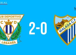El Leganés vence al Málaga y se estrena en Butarque (2-0) El Leganés vence al Málaga y se estrena en Butarque (2-0)