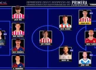 ELXIIDEAL de la jornada 10 en la Primera RFEF 25/26 ELXIIDEAL de la jornada 10 en la Primera RFEF 25/26