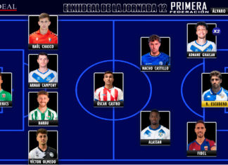 ELXIIDEAL de la jornada 12 en la Primera RFEF 25/26 ELXIIDEAL de la jornada 12 en la Primera RFEF 25/26