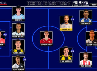ELXIIDEAL de la jornada 13 en la Primera RFEF 25/26 ELXIIDEAL de la jornada 13 en la Primera RFEF 25/26